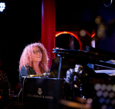 Janette Mason at Pizza Express