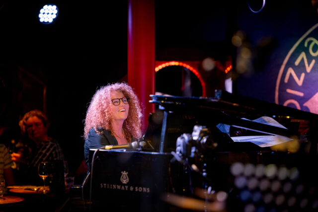 Janette Mason at Pizza Express
